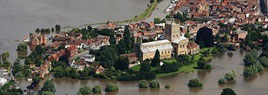 Image:  Flloding in Tewkesbury